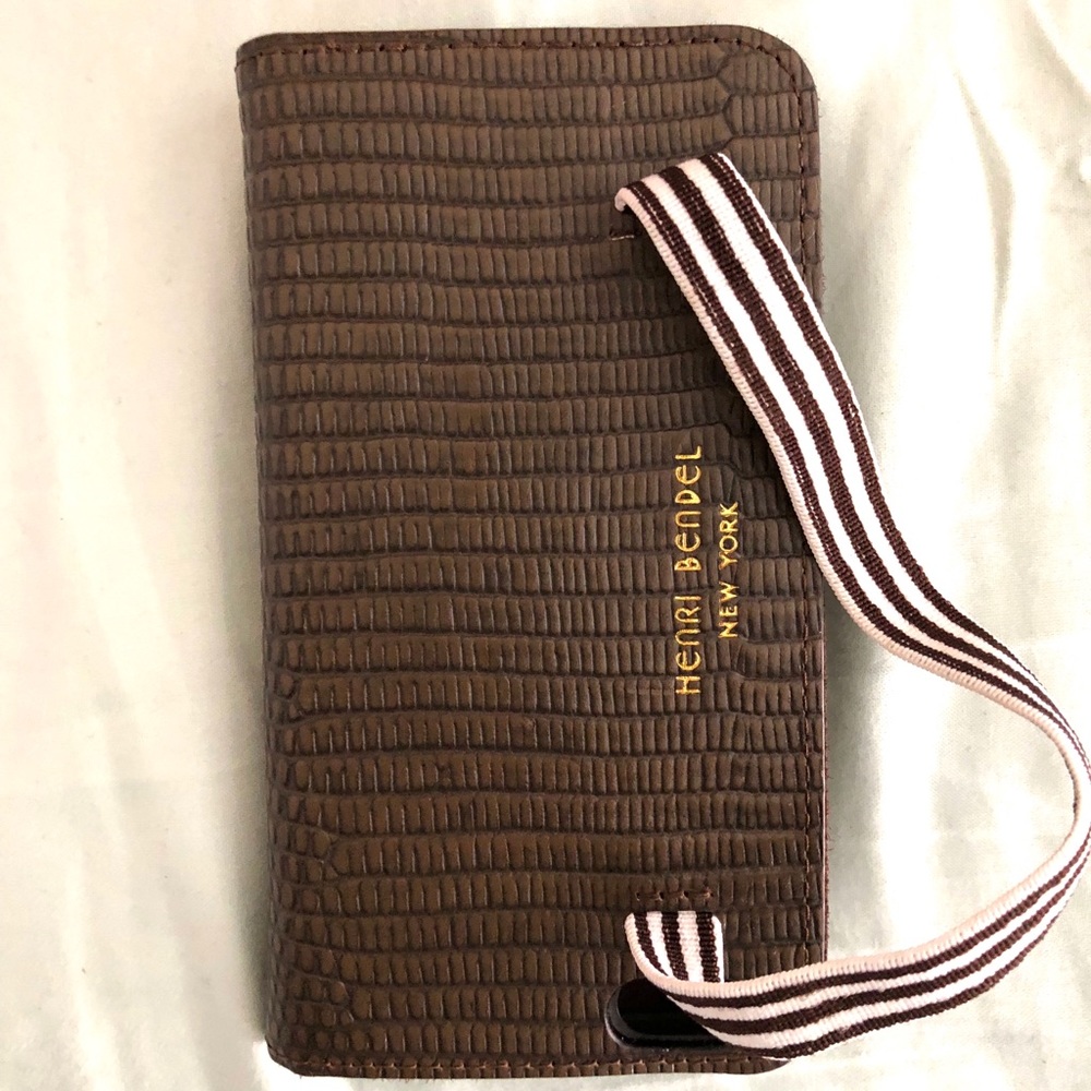 Brand New Henri Bendel iPhone 6/6S Leather Case